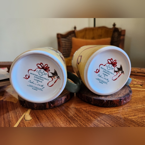 Lenox - winter greetings everyday. Set of 2 mugs - Picture 3 of 4